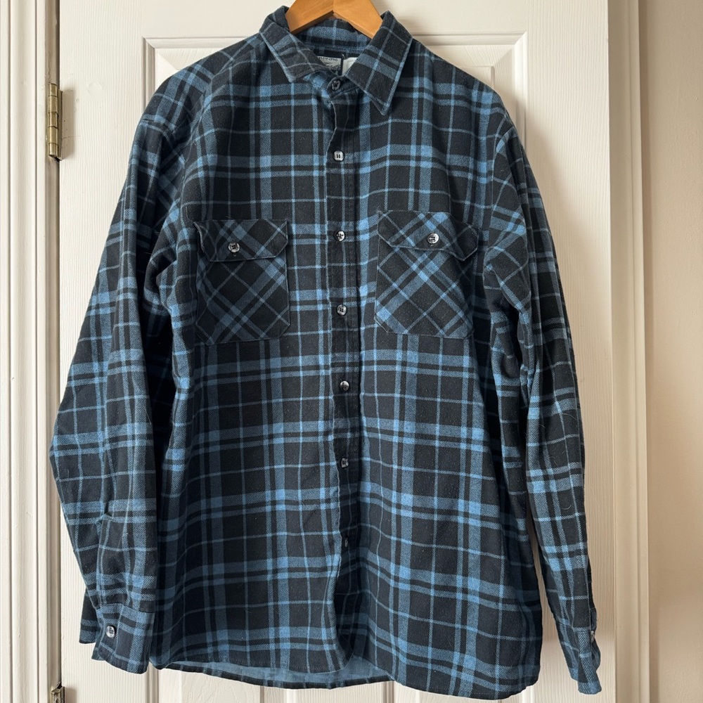 Vintage Fieldmaster Made in USA Men's Extra Large Tall Flannel 0402